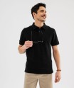 Polo manches courtes en maille nid dabeille homme[MISSING]